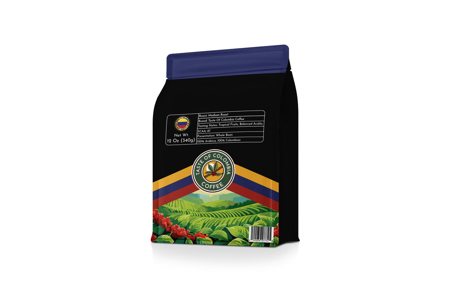 Tropical Fruits Coffee Whole Bean - Blue